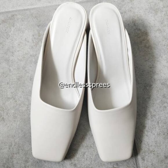 Oak + Fort Square Toe Mule Heels - Picture 5 of 11